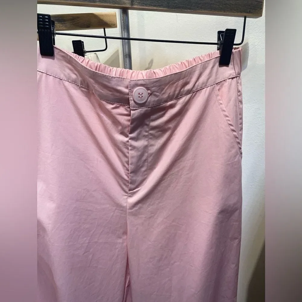 HERSY baby pink straight pants NEW